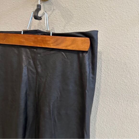 Black Commando faux leather Boot tights in size Medium knee high boot pants - Picture 5 of 11